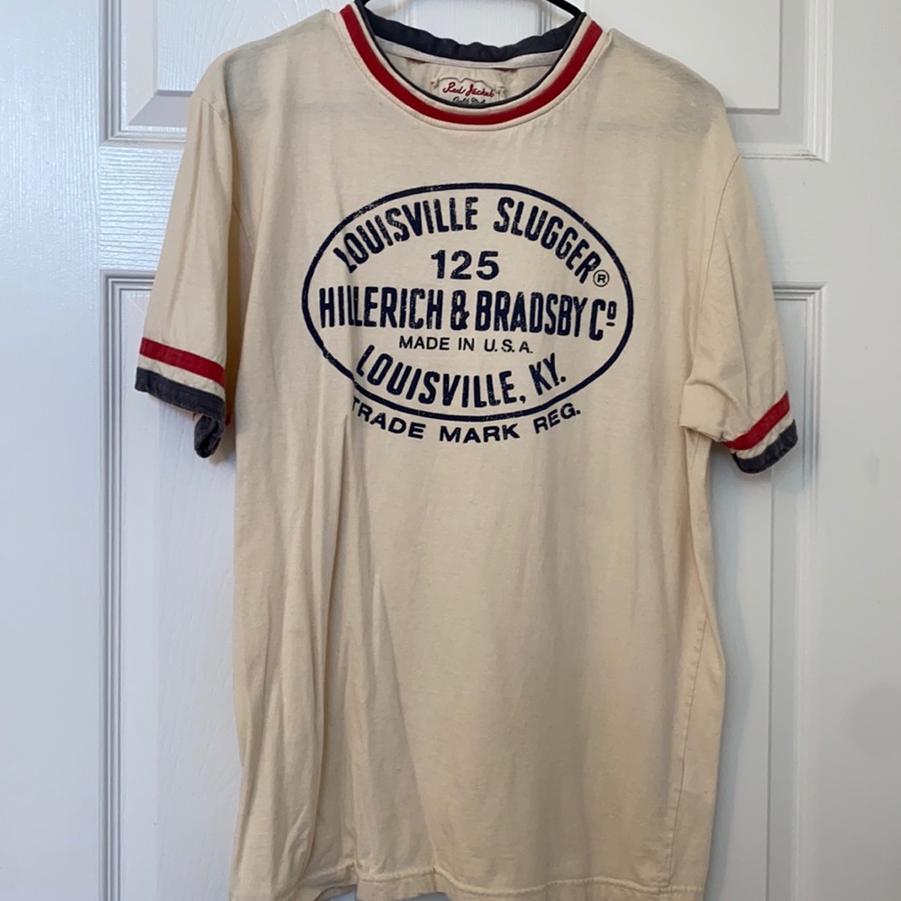 red jacket tshirt